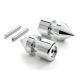 Chrome Yamaha Spiked Swingarm Spools Sliders - R1 R6 VMAX FZ1 FZ6 YZF600 and More! (1998-2013)