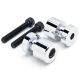 Chrome Swingarm Spools Sliders 8mm for Honda / Suzuki / Ducati / Kawasaki