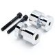 Chrome Swingarm Spools Sliders 6mm for Yamaha