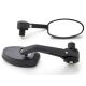 Motorcycle Bar End Rear View Mirror Set Sportbike Scooter Cruiser 7/8