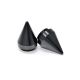 Spiked Grip Replacement Bar Ends - Black