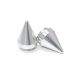 Spiked Grip Replacement Bar Ends - Silver