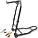 Venom Motorcycle Triple Tree Headlift + Front Fork Wheel Lift Stand Combo (Pin Kit #2)