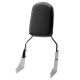 Flame Backrest Sissy Bar Leather Pad Compatible with Honda Shadow ACE 1100 / Tourer / Sabre (All Years)