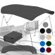 Universal 3 Bow Bimini Top Replacement Canvas, 900D Marine Grade, 54-60