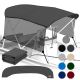 Universal 3 Bow Bimini Top Replacement Canvas & Mesh Side Blocks, 61-66