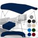 Universal 3 Bow Bimini Top Replacement Canvas, 900D Marine Grade, 54-60