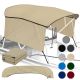 Universal 4 Bow Bimini Top Replacement Canvas & Solid Side Blocks, 91-96