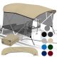 Universal 4 Bow Bimini Top Replacement Canvas & Mesh Side Blocks, 54-60