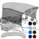 Universal 4 Bow Bimini Top Replacement Canvas & Mesh Side Blocks, 54-60