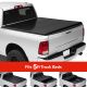 Soft Tri-Fold Tonneau Cover for 2016-2019 Toyota Tacoma with 5ft Bed - Black