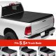 Soft Tri-Fold Tonneau Cover for 2009-2014 Ford F-150 with 5.5ft Bed - Black