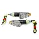 2pcs LED Mini Motorcycle Turn Signals Indicators Blinkers Lights