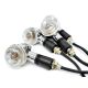 Motorcycle 4 pcs Chrome Clear Bullet Turn Signals Indicators