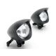 New Motorcycle Black Passing Fog Light Lamp For Harley Davidson Motorbike Bikes