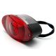 Red Brake Tail Light Bulb Lens Quad, ATV, Motorcycle Bike Brake W/ License Light