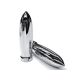 Torpedo Custom Chrome Motorcycle Handlebar Hand Grips (1