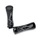 Flame Custom Black Motorcycle Handlebar Hand Grips (1