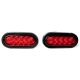 2x LED Trailer Tail Light w/ Brake Turn Signal and Marker Lights Trailers Semi