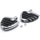 Suzuki / Honda / Can-Am Wing Style Front Foot Peg Foot Rests Chrome Boulevard