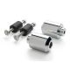 Chrome Ducati Logo Engraved Bar Ends Weights Sliders - Monster 600 750 800 900 Super Sport 998 and More! (1993-2006)