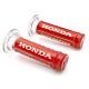 Honda Motorcycle Street Bike Racing Red Comfort Gel Hand Grips (7/8