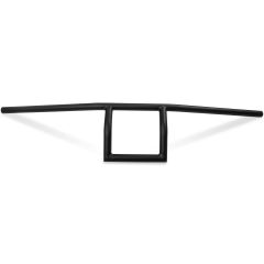 Motorcycle Handlebar 1" Black Bars Box Window Attack Style Cruiser Cafe Racer